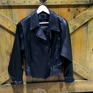 Woman's Wilsons Black LEATHER JACKET